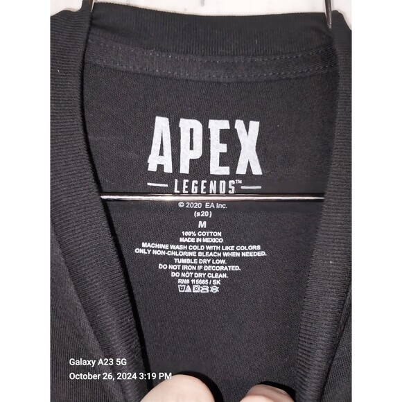Apex Legends Adult T-Shirt  Game Logo Medium Loot Crate - Picture 3 of 3